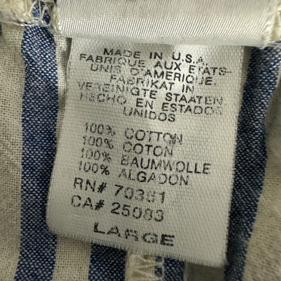 VTG Disney Store Womens Sleep Shorts L Blue Stripe Tigger Pajamas Loungewear - Picture 13 of 13